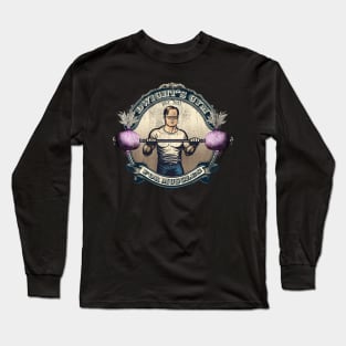 Dwight's Gym for Muscles Long Sleeve T-Shirt